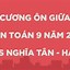 Đề Cương Ôn Toán Lớp 6 Cuối Kì 2